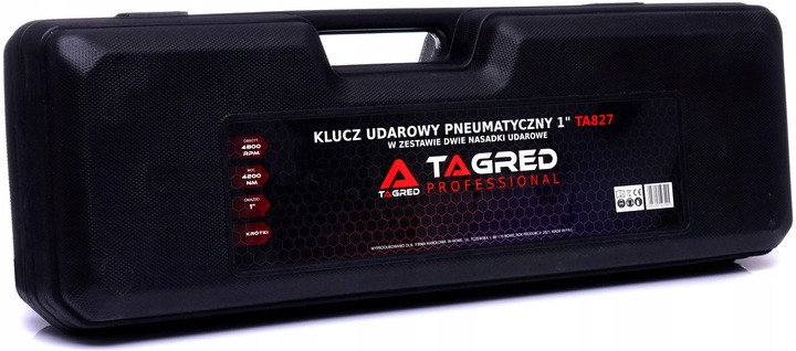 KLUCZ PNEUMATYCZNY UDAROWY 1 CAL 4200Nm DO TIR KÓŁ