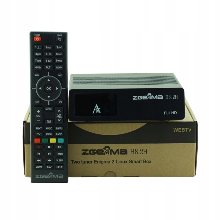Tuner satelitarny ZGEMMA H8.2H + DVB-T2 HEVC, ENIGMA2, IPTV, OSCAM