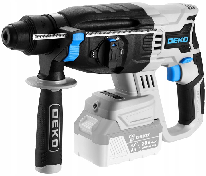 MŁOT UDAROWY MŁOTOWIERTARKA AKUMULATOROWA UDAROWA SDS+ WALIZKA 3J DEKO