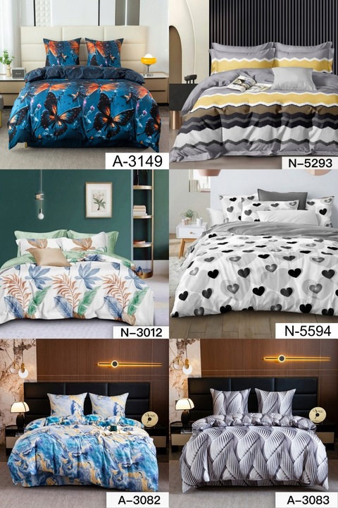 KOMPLET POŚCIEL 160x200 +2 POSZEWKI + PRZEŚCIERADŁO SUPER JAKOŚĆ DUŻY WYBÓR