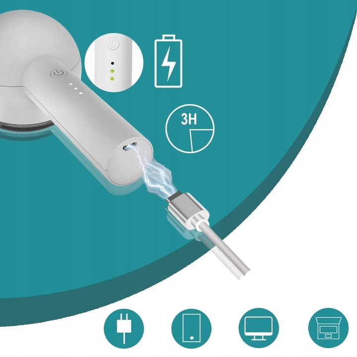 GOLARKA do ubrań swetrów tapicerki DUŻA MOCNA + 2 OSTRZA TNĄCE W ZESTAWIE