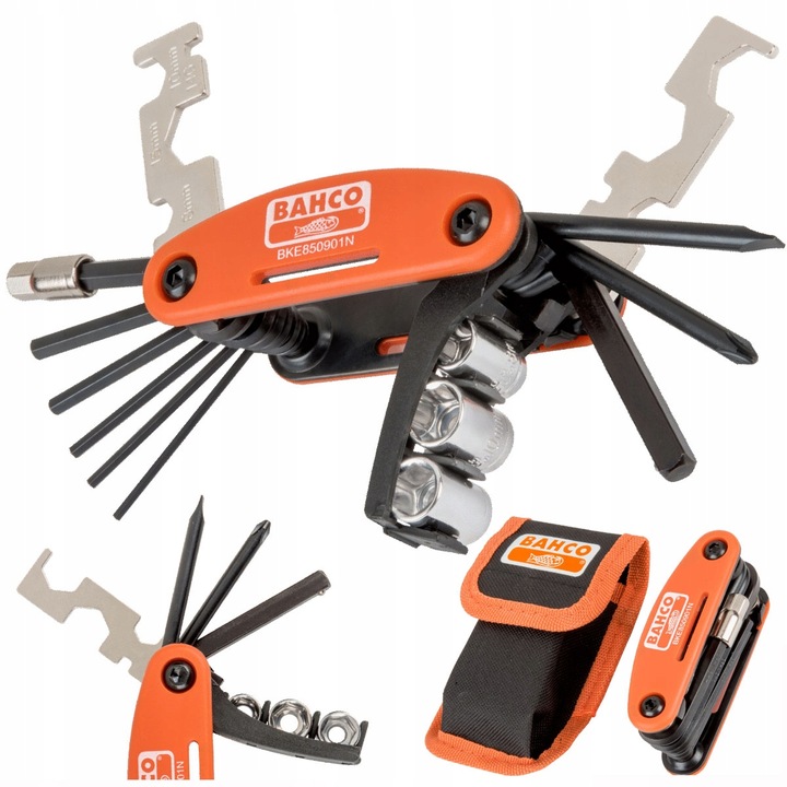 Zestaw Kluczy Rowerowych BAHCO BKE850901 Klucze Rowerowe 17w1 do Roweru