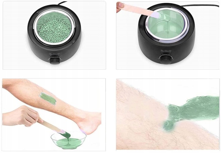 Wosk w Granulkach Zielona Herb 1kg Depilacja Naturalny Savineo Wosk