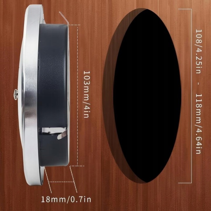 130mm okrągła Barometr ścienny Termometr Higrometr wilgotność Stacja