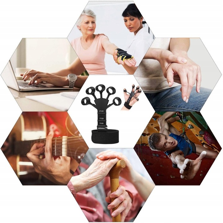 14w1 Zestaw DO ĆWICZENIA i TRENINGU PRZEDRAMION RĄK DŁONI CHWYTU POWERBALL