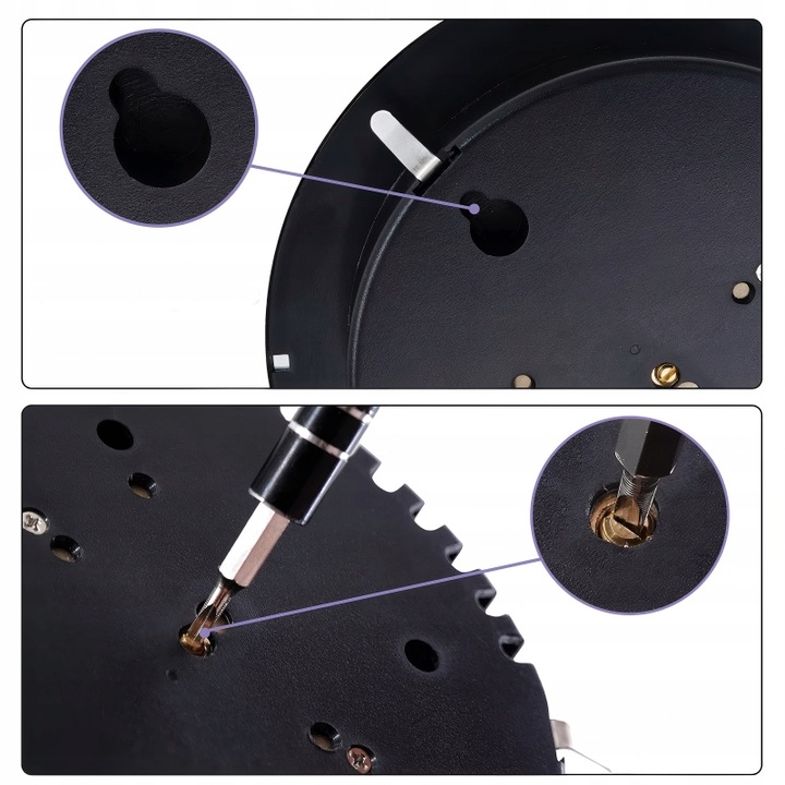 130mm okrągła Barometr ścienny Termometr Higrometr wilgotność Stacja