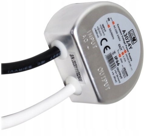 Zasilacz Do Taśmy LED 24V 30W 1A Stałonapięciowy Transformator DC IP66