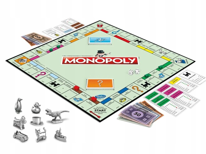 ORYGINALNA GRA MONOPOLY CLASSIC POLSKA HASBRO NEW