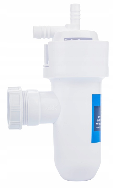 SYFON DO ODPROWADZANIA POPŁUCZYN I PRZELEWU ZE ZMIĘKCZACZY DO WODY 40 mm