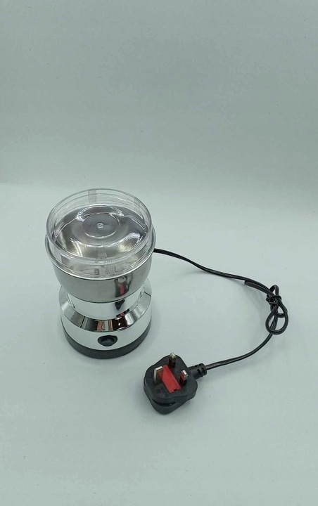 MOCNY MŁYNEK ELEKTRYCZNY DO MIELENIA KAWY ORZECHÓW PRZYPRAW STAL