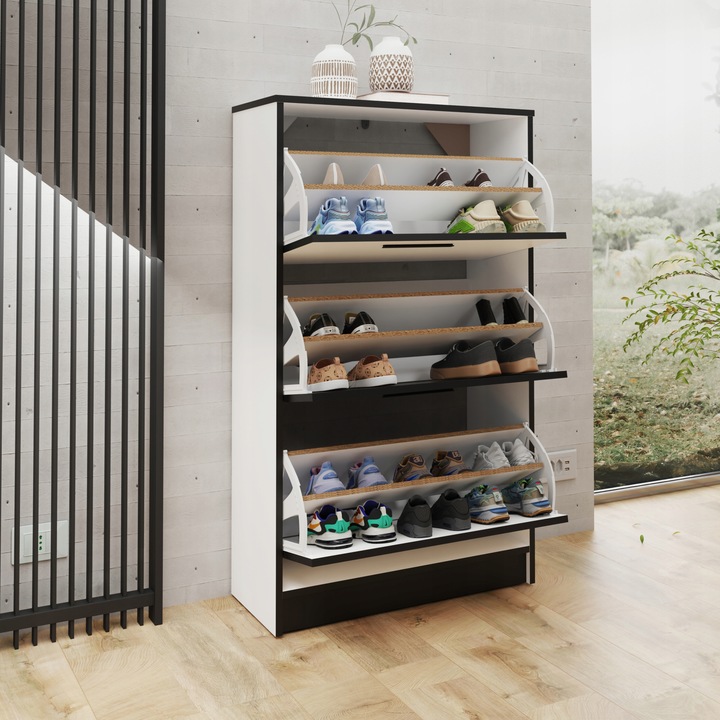 Szafka na buty otwierana uchylna SZNB01