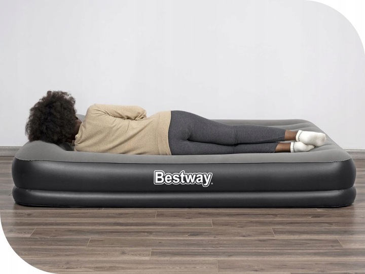 Materac Dmuchany Dwuosobowy Łóżko do Spania z Pompką USB Bestway 671BU