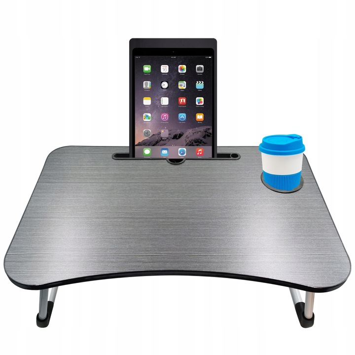 STOLIK SKŁADANY ŚNIADANIOWY PODSTAWKA POD LAPTOPA DO ŁÓŻKA TACA NA NÓŻKACH