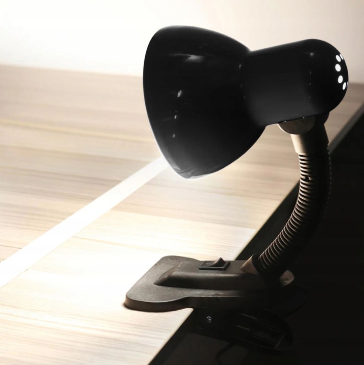 LAMPKA BIURKOWA NA BIURKO SZKOLNA KLIPS DO BLATU