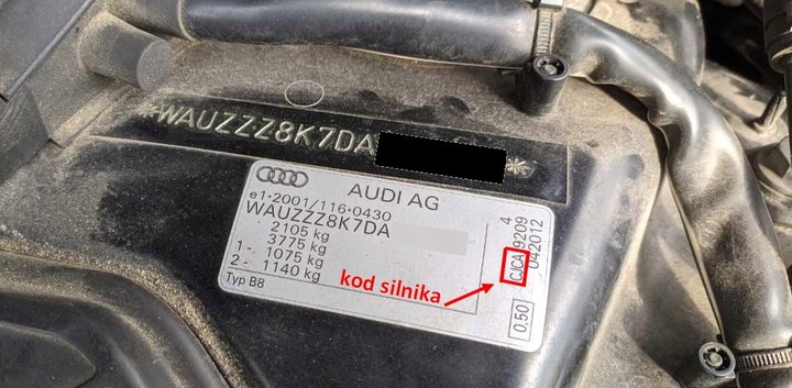 Bagnet Miarka Oleju 2.0 TDI AUDI A4 B8 A6 C7 A7 Q5