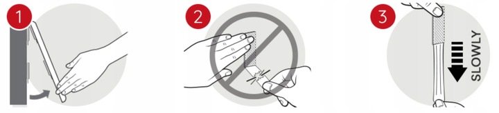 Rzepy Samoprzylepne COMMAND Zestaw 24szt/12par - Bezinwazyjne,bez