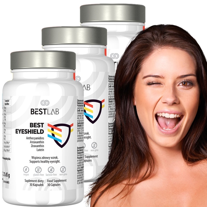 Suplement diety na wzrok Best Lab Best EyeShield 30 kapsułek
