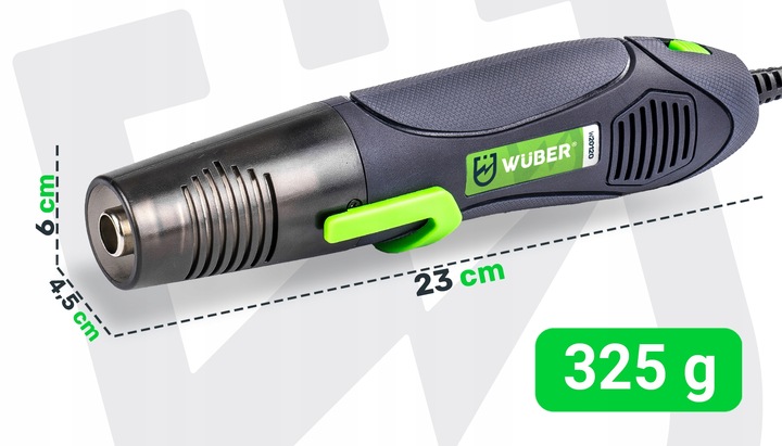 MINI OPALARKA ELEKTRYCZNA Z REGULACJĄ 2 BIEGI 350°C GORĄCE POWIETRZE