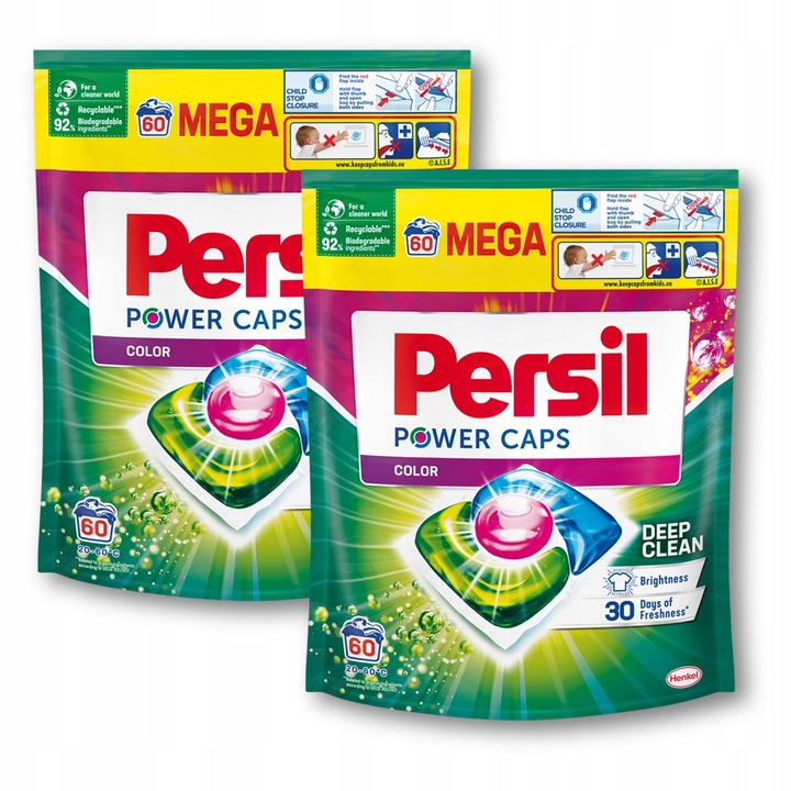 Persil Power Caps Color kapsułki do prania koloru 2x60szt.