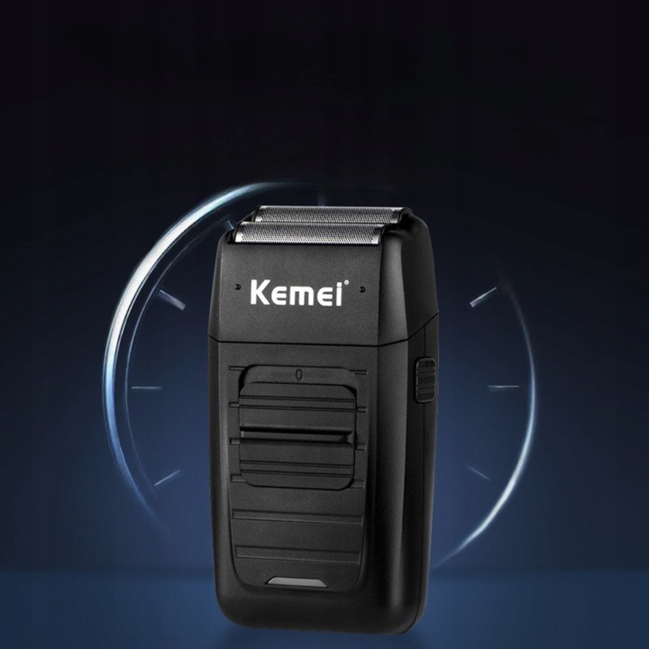 BEZPRZEWODOWA GOLARKA FOLIOWA DO GOLENIA BRODY WŁOSÓW MĘSKA MASZYNKA KEMEI