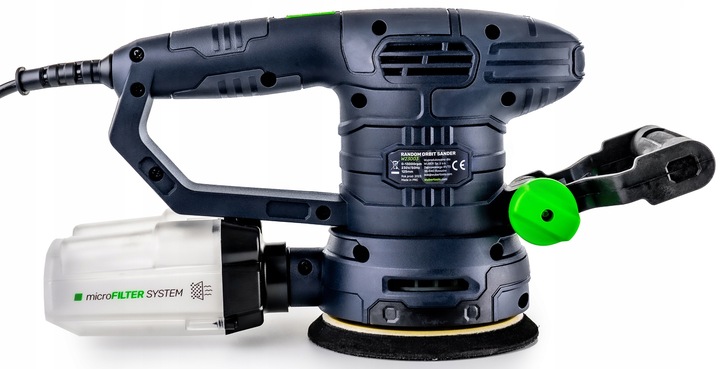 SZLIFIERKA MIMOŚRODOWA OSCYLACYJNA ELEKTRYCZNA WUBER Z REGULACJĄ 1300W