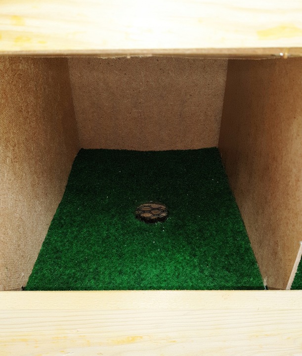 Gniazda dla kur niosek 4 miejsca z szufladą + MATY