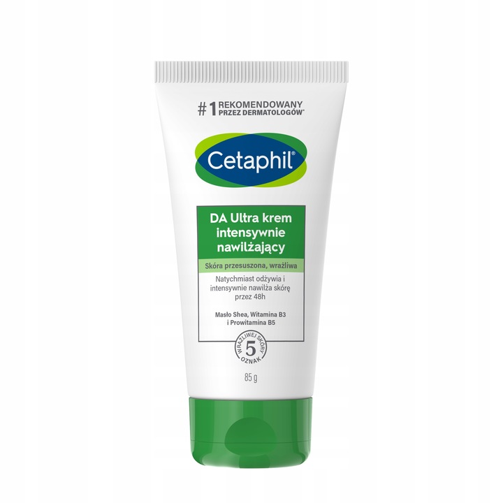 Cetaphil DA Ultra Krem Intensywnie Nawilżający 85 g skóra sucha i
