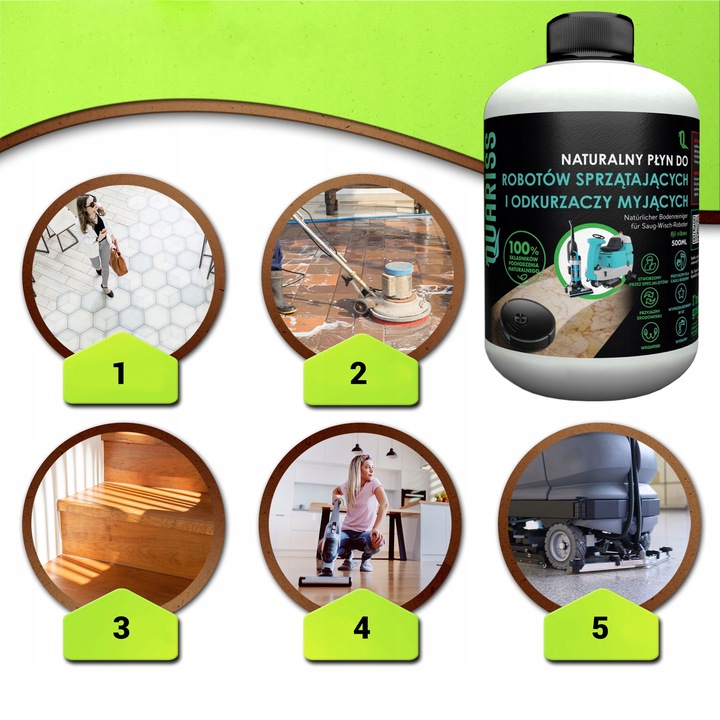 PŁYN MYJĄCY DO MOPÓW BIONICZNYCH ODKURZACZY MOPUJĄCYCH 50doz pipeta