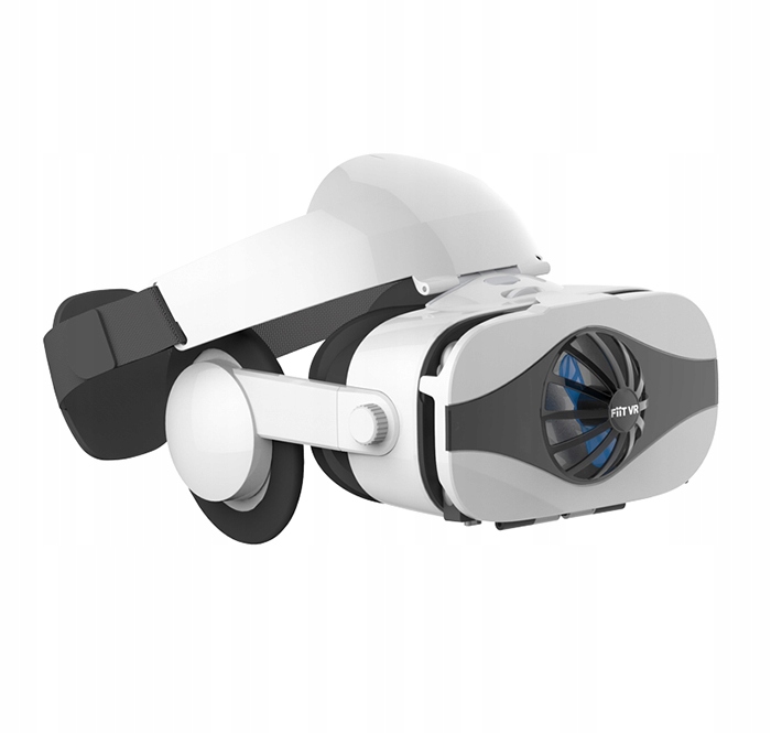 Okulary gogle VR 3D 360 FiiT 5F do smartfona do 6,3 ze słuchawkami lekkie