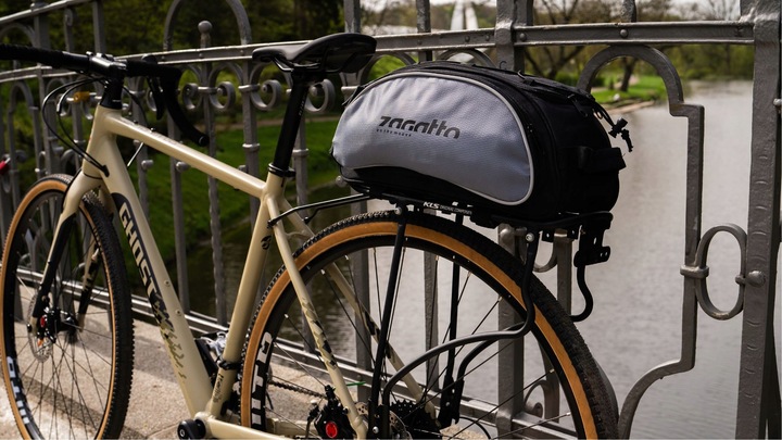 Torba rowerowa sakwa na bagażnik kufer pojemna torba na rower ZAGATTO