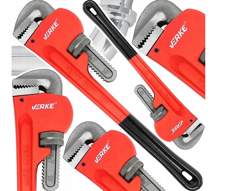 KLUCZ DO ODKRĘCANIA RUR STILLSON 18" 450mm HYDRAULICZNY ŻABA ŻABKA