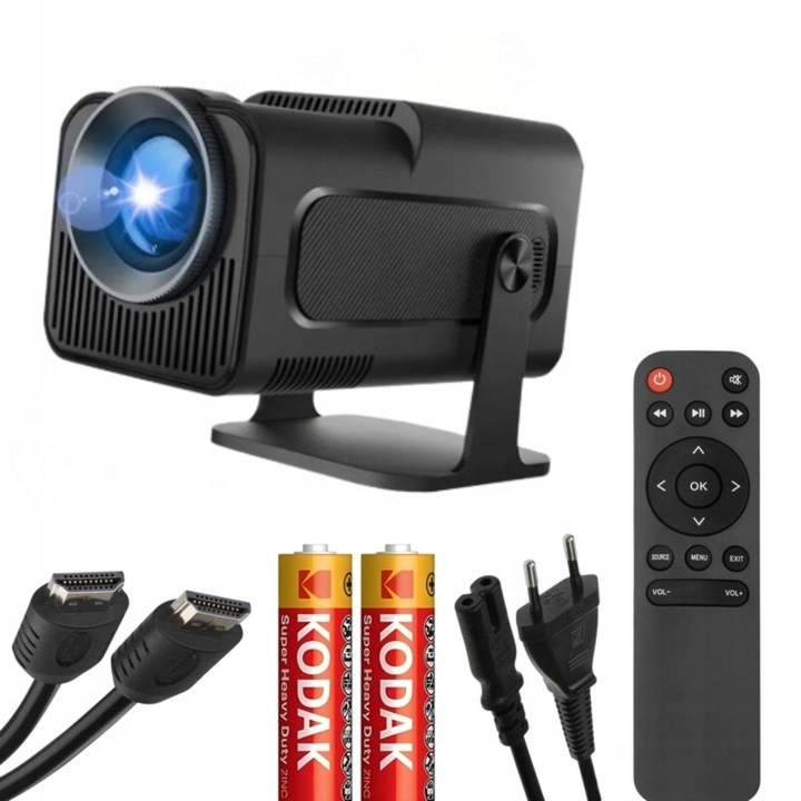 Projektor LED Alwtniet Hy320 mini czarny