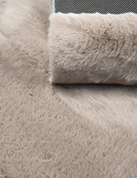 DYWAN PLUSZOWY MIĘCIUTKI RABBIT SHAGGY PLUSZ WŁOCHACZ FUTRO KRÓLIKA