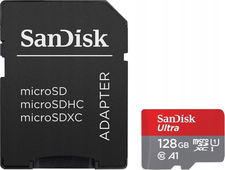 Szybka Karta 140MB/s SanDisk 128GB micro SDXC SD