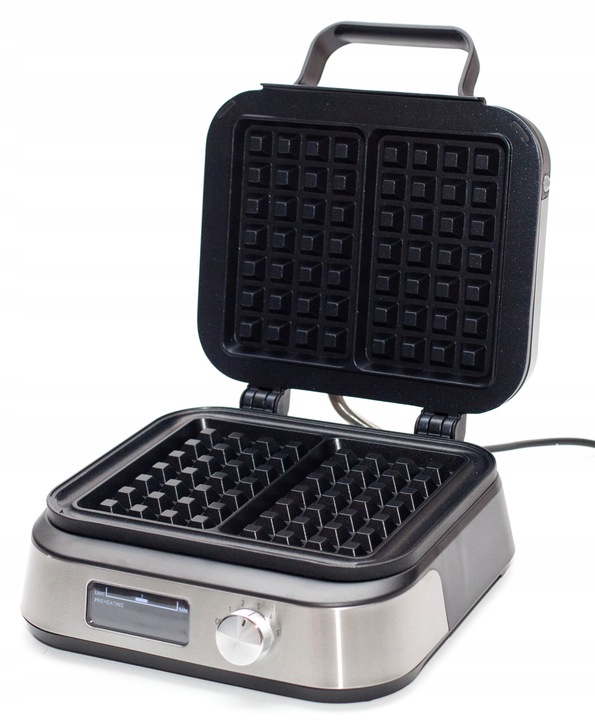 Gofrownica XXL z wyświetlaczem LCD | chrupiące gofry, regulacja