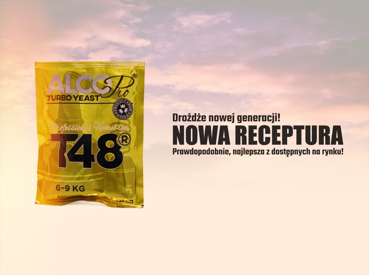 Drożdże Gorzelnicze Alcopro T48 MegaPack na 100l.