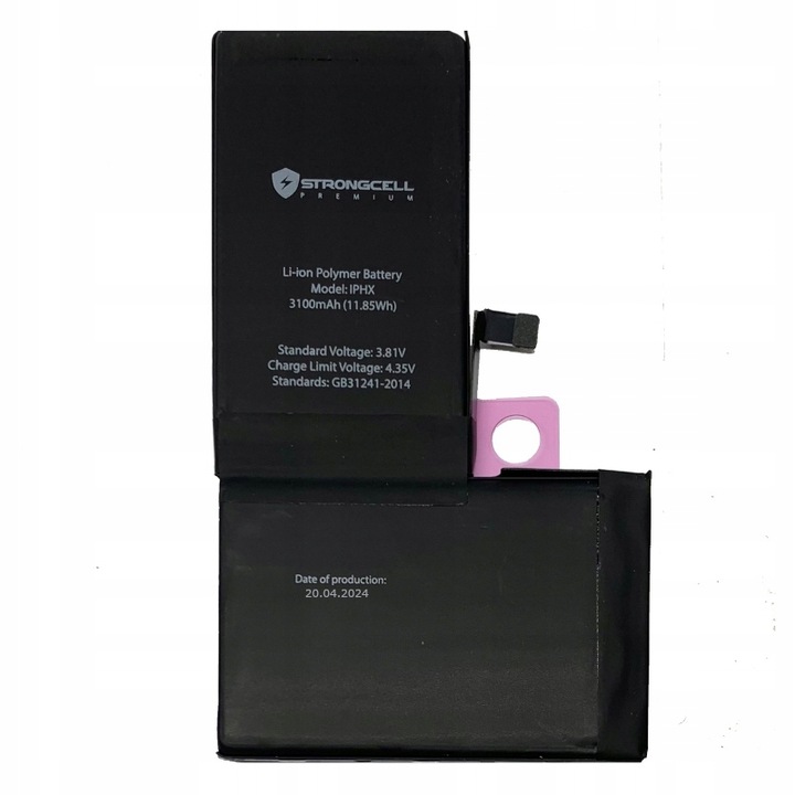 Bateria do iPhone X Większa Pojemność A1865 A1901 STRONGCELL ŚWIEŻA