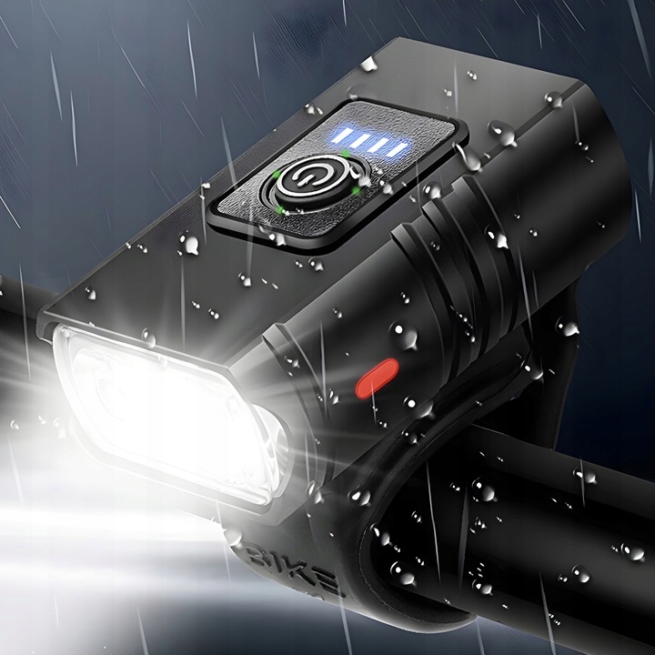 LAMPKA ROWEROWA LAMPKI ROWEROWE USB ZESTAW ZOOM