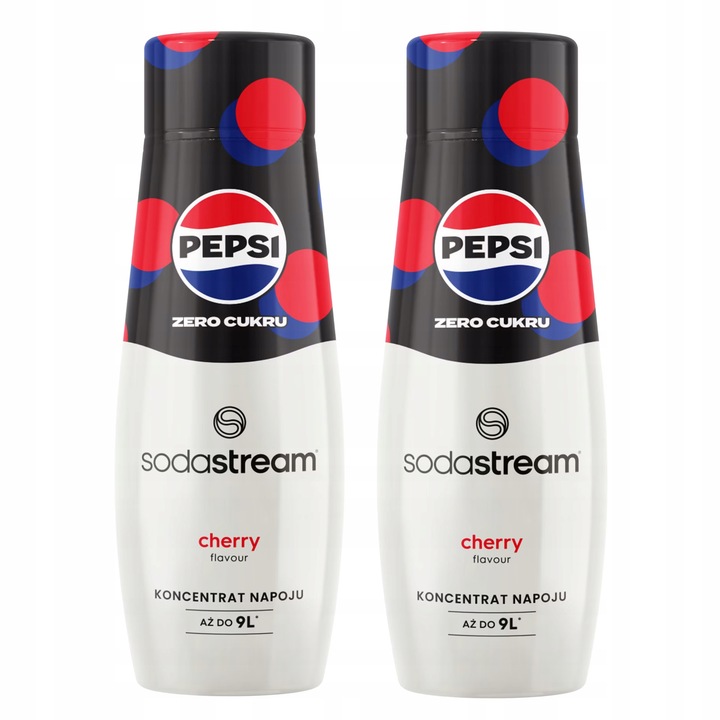 Syrop koncentrat do gazowania wody SodaStream Pepsi Cherry Zero Cukru