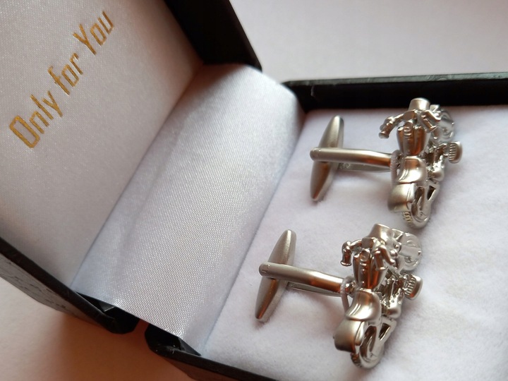 Spinki do mankietów Ryby Karp Lin dla Wędkarza