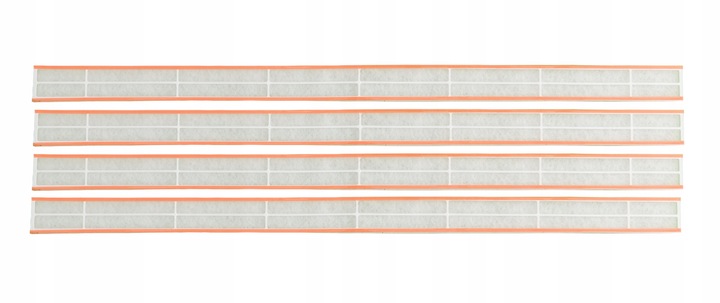 Antysmogowy filtr do okna pod nawiewnik 4 szt