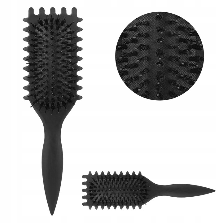 SZCZOTKA DO LOKÓW DO WŁOSÓW KRĘCONYCH DEFINIUJĄCA LOKI MASAŻER WŁOSIE