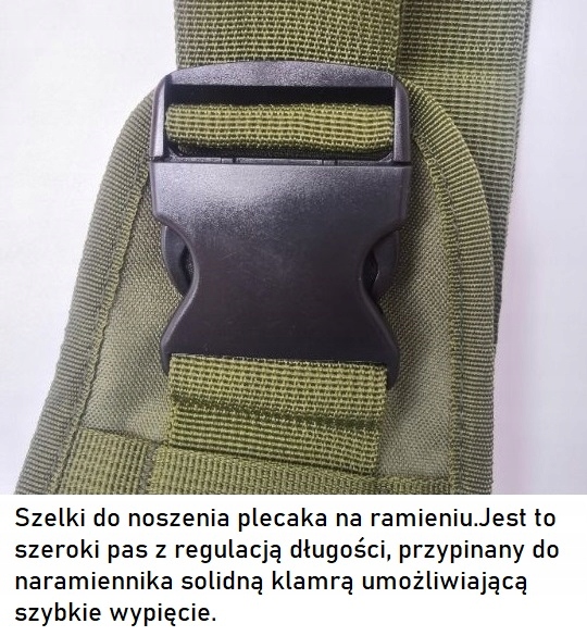 Plecak WOJSKOWY TAKTYCZNY Miejski Do Pracy Wycieczki Torba na Jedno Ramię