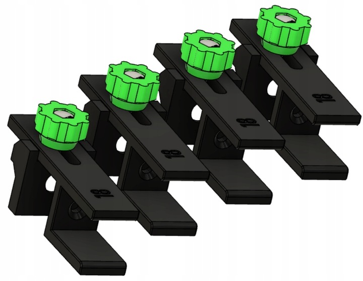 4x Trasowanie maskownic krzywe ściany USCRIBE 18