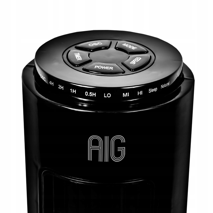 WENTYLATOR KOLUMNOWY DUŻY WIATRAK PODŁOGOWY TIMER OSCYLACJA KOLUMNA