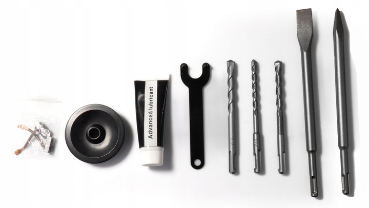 WIERTARKA UDAROWA SDS+ MŁOTOWIERTARKA 6J MOCNA 1500W Z UDAREM WALIZKA