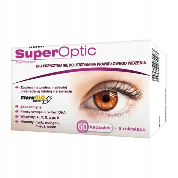 Superoptic 60 kaps LUTEINA PRAWIDŁOWE WIDZENIE