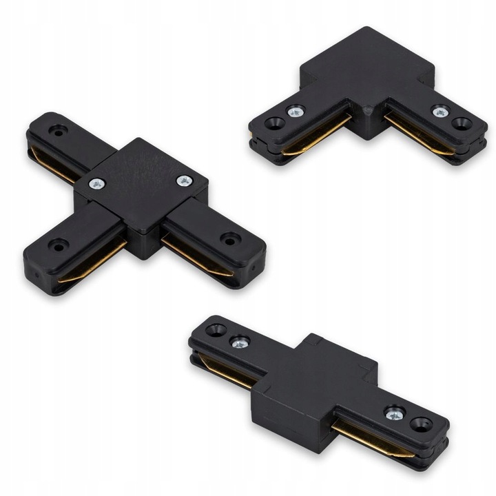 Szyna oświetleniowa LED szynoprzewód 1m czarna LISTWA z miejscem na