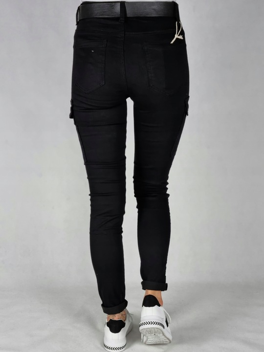 SPODNIE BOJÓWKI CZARNE ROZMIAR 40/L