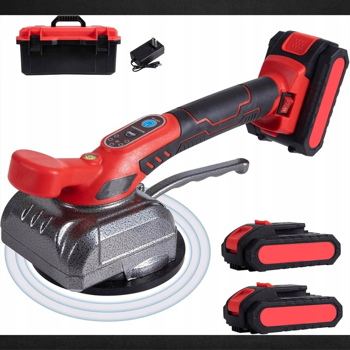 PRZYSSAWKA WIBRUJĄCA DO PŁYTEK WIBRATOR DO POZIOMOWANIA 2xAKU MOCNA